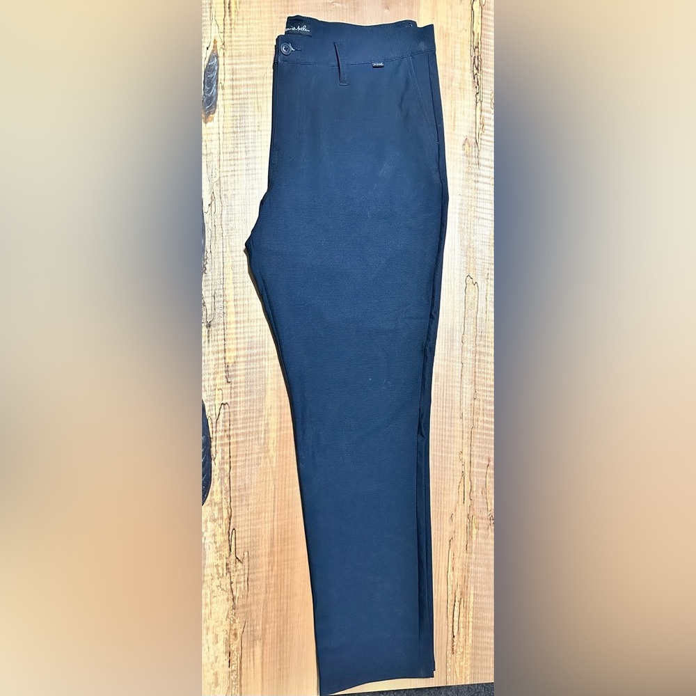 Travis Matthew Black Striped Golf Pants